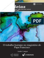 O trabalho humano no magistério do Papa Francisco