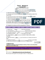 Test 6 - Module 6: Vocabulary