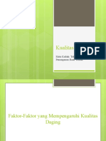 Faktor kualitas daging