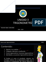 Unidad TRES - Trigonometría