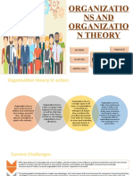 Organizatio Ns and Organizatio N Theory