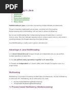 Multithreading in Java