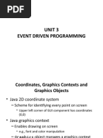 Unit 3 Event Driven Programming