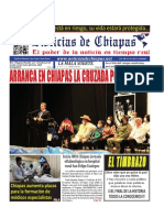 Periódico Noticias de Chiapas, Edición Virtual Viernes 18 de Febrero de 2022