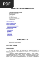 Fármacos utilizados em alergia