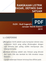 Materi Pertemuan Rangkaian Listrik Ke 1