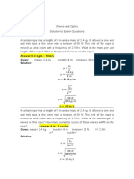 Answer: 0.3 KG/M 10 M/s Given: Solution