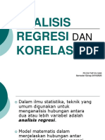 5 Analisis Regresi Korelasi - THP SV - UNS