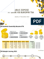 Public Expose PT Bank KB Bukopin TBK: Jakarta, 17 December 2021