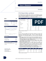 Quity Esearch: FY12 Result: Bitter and Sweet