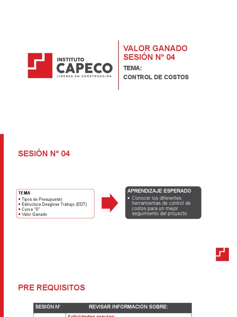 Control de Costos en Proyectos de Construcción | PDF | Presupuesto ...