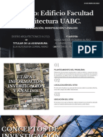 Edificio Facultad de Arquitectura UABC