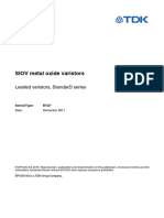 VAristor SIOV Leaded StandarD