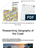 Year 7 Coasts Board Game