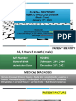 Clinical Confrence Hemato Onkologi Division (Death Case) January 17, 2022