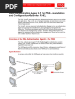 RSA Authentication Agent 7.1 For PAM-Installation and Configuration Guide For RHEL