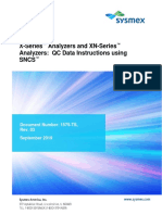 Insight_X-Series and XN-Series Analyzers_ QC Data Instructions using SNCS_1575-TS_Rev3