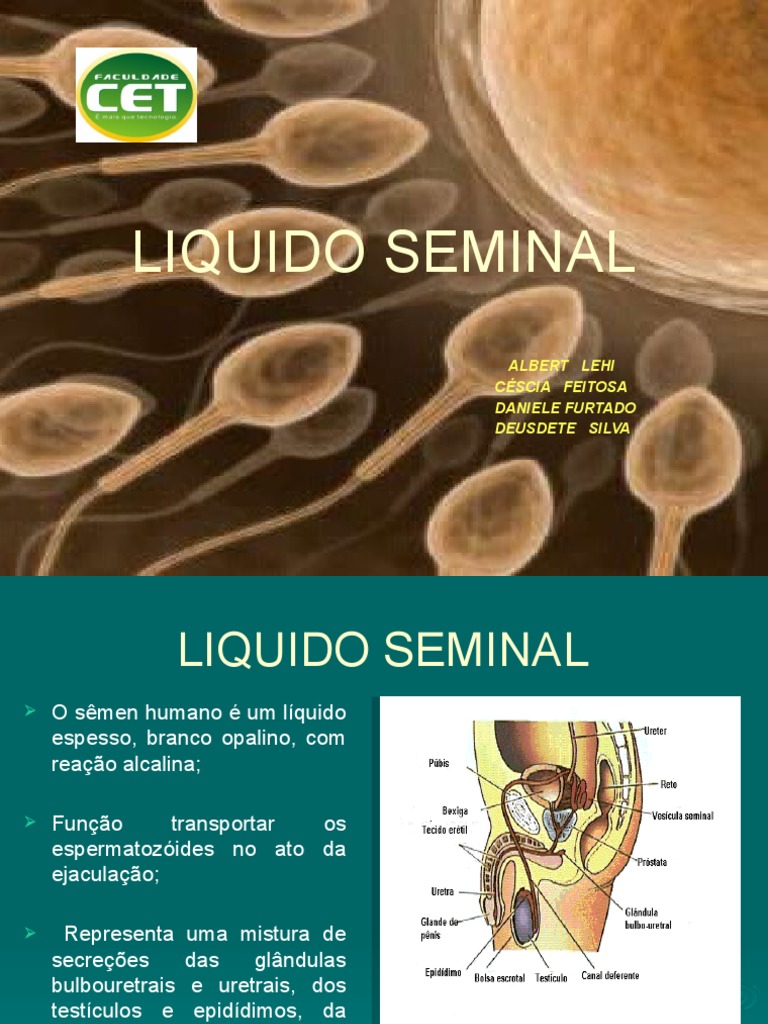 Seminário LIQUIDO SEMINAL | PDF | Sêmen | Ejaculação