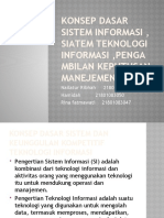 Konsep Dasar Sistem Informasi, Siatem Teknologi Informasi