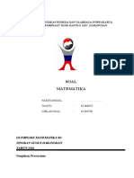 Soal Olimpiade Matematika SD