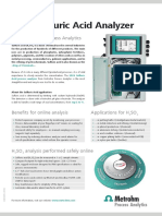 2026 Sulfuric Acid Analyzer: From Metrohm Process Analytics