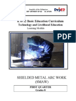 K To 12 Basic Education Curriculum: Shielded Metal Arc Work (SMAW)