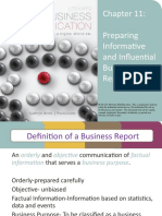 Preparing Informative and Influential Business Reports