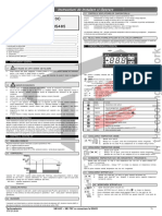 XR160C - XR170C Cu Conectare La RS485: Instructiuni de Instalare Si Operare