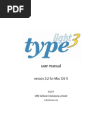 Type Light Manual