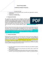 Proposal Writing Guideline
