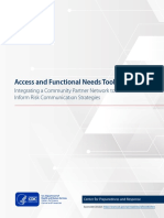 CDC Access and Functional Needs Toolkit March2021