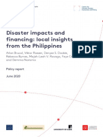 GRI - Policy - Report - Disaster Impacts and Financing - Local Insights From The Philippines