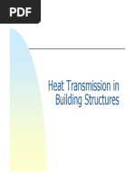 Heat Transmission in Building Structures