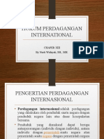 Hukum Perdagangan International 2019