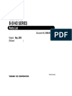 B-Sv4D Series: Parts List