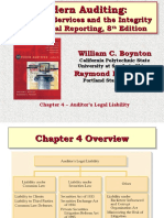 Chapter 4 - Auditor's Legal Liability