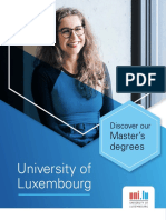 University of Luxembourg: Master's Degrees