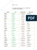 Infinitive + / D /: Group 3