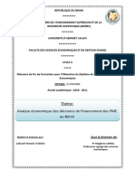 Decision de Financement Des PME