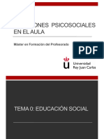 Relaciones Psicosociales en El Aula: Máster en Formación Del Profesorado