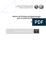 Modulo de Principios de Epidemiologia para El Control de Enfermedades