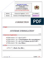 4 Systeme D Irrigation Chaine D Acquisition Numerique Capteurs de Niveau C A N Interne Du 16f877 Corrige