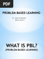 Problem-Based Learning Jocelyn.