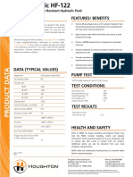 Cosmolubric HF-122 Data Sheet