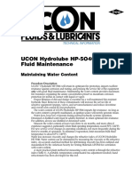 UCON Hydrolube HP-5046 Fluid Maintenance