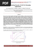 Design of Hamming Encoder (23,16) For Emerging Applications