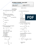 Pragyan Public School, Jewar (Up) : 1. 1. Which of The Following Resonance Structure Is 5. Consider The Following Species