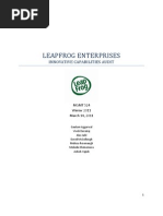 Download LeapFrog Enterprises Innovative Capabilities Audit by Vivek Durairaj SN55971288 doc pdf