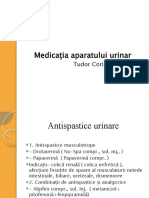 Farmacologie, Medicația Aparatului Urinar