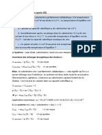 Correction TD 3 - Calorimétrie (Exercices 4,5,6) V3